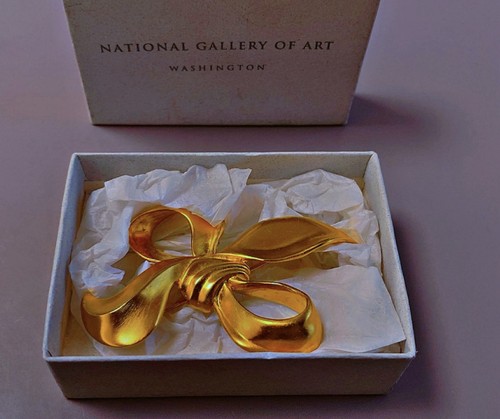 Jolie broche vintage noeud - , en