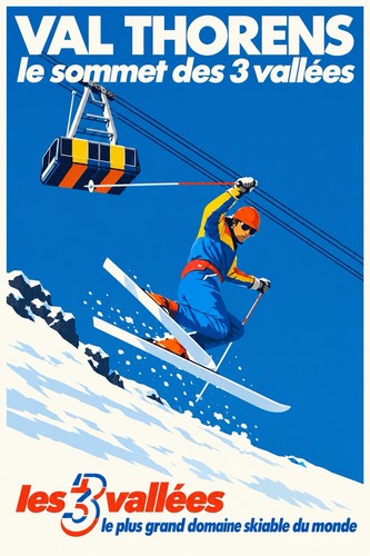 Affiche poster val - , thorens