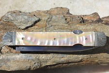 Fort couteau XVIIIe revisité  par Rénald Héros, pompe, nacre, MAGNIFIQUE