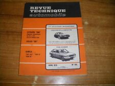 REVUE TECHNIQUE RTA SIMCA 1307