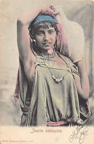 Tunisie jeune bédouine - bédouine,