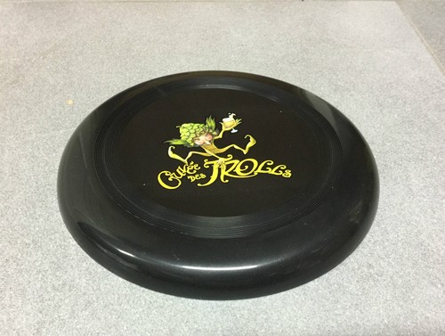 Frisbee pvc noir biere blonde - noir,