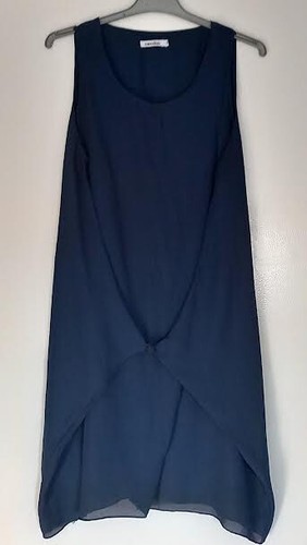 Robe marine asymétrique 3 - marine, t/3