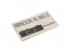 Minolta 16 MG-S Manuel