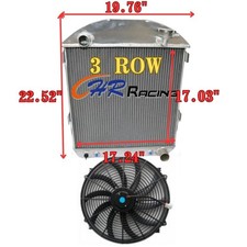 aluminum radiator+FAN FOR Ford