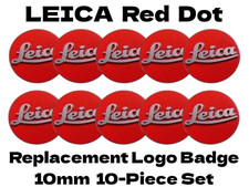 Lot de 10 badges logo Leica