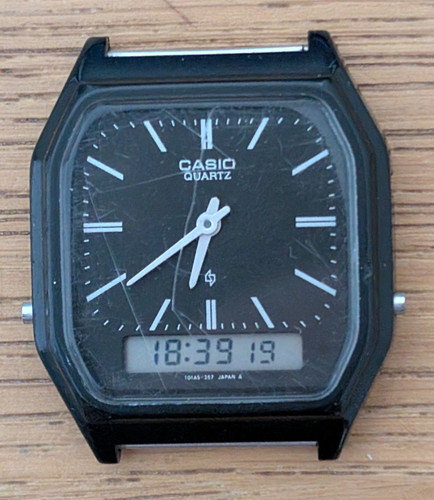 Casio analog digital - aq-5,
