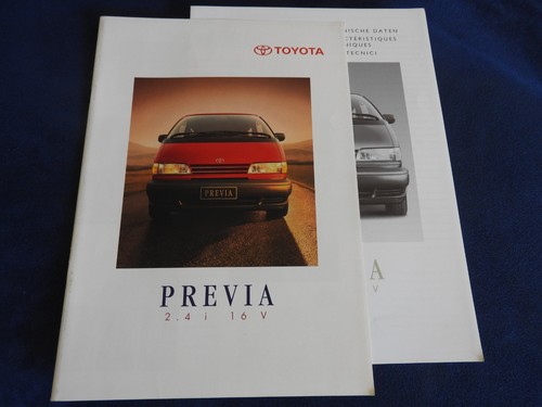 Catalogue toyota previa 4i - catalogue,