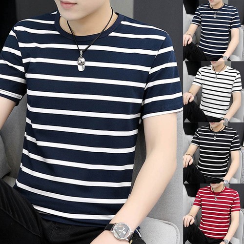Shirt rayé manches courtes - manches,