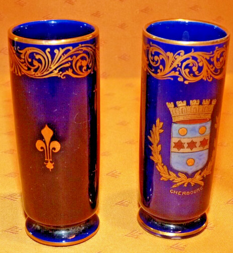 Petits vases rouleau blason - petits,