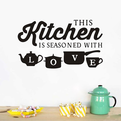 Adhesif mural cuisine sticker - adhesif,