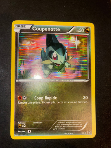 Carte pokémon coupenotte - carte,