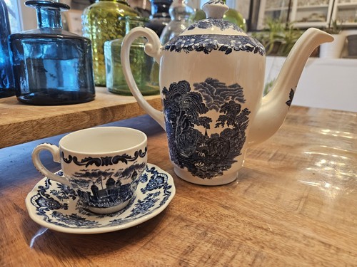 Service théière tasse - théière,, et