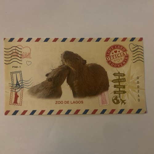 Billet touristique love card - billet,