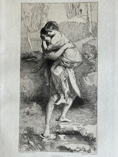 Emile levy heliogravure idylle - heliogravure,
