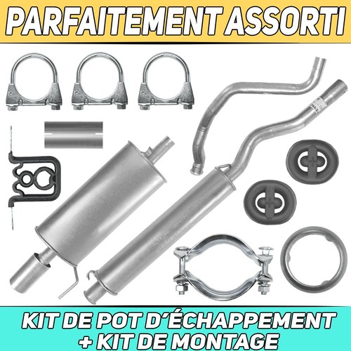 Kit pot échappement - kit, de