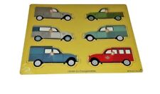 Puzzle en bois voitures