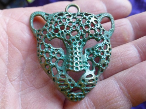 Pendentif panthère laiton - panthère, en