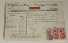 QUITTANCE de LOYER Octobre