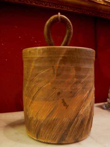 Ancien cache pot - cache, poterie