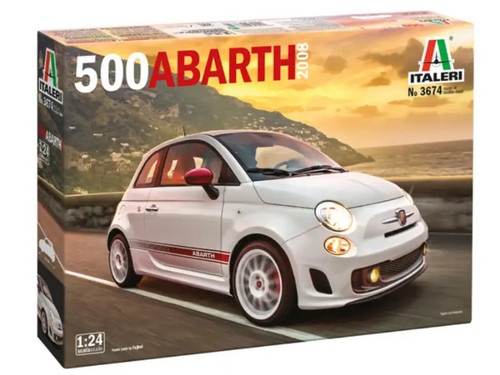 Italeri fiat 500 abarth - italeri, 2008