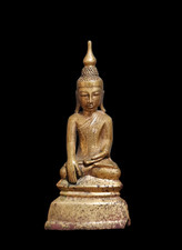 Ancien Bouddha bronze Laos Luang Prabang XVIIIème - XIXème siècle