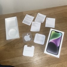 Boîte VIDE iphone 14 128GB Midnight  2022