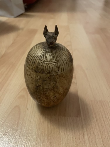 Ancien pot canope pierre - ancien,