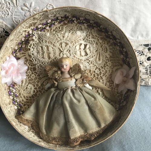 Poupée biedermeier ancien - poupée,