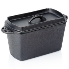 Moule Pain Fonte 27cm 2L avec Couvercle Cast Line Cuisson Four Maison