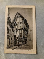 Eau Forte Gravure Rouen Rue