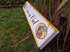 enseigne publcitaire . bar . no plaque emailée . jeu de café