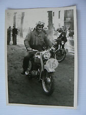 photo course MOTO a ROUEN ( circuit de Ht normandie ) vers 1960  / MOTOBECANE