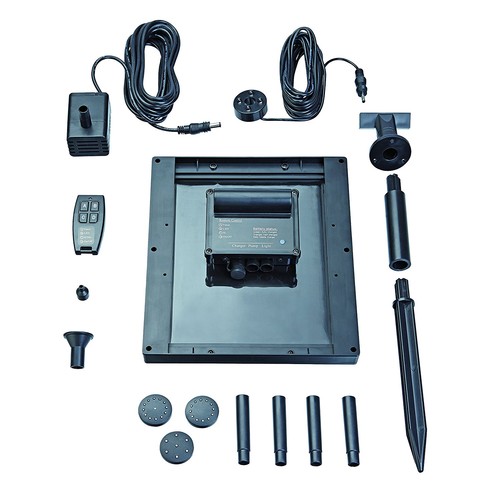 Kit pompe étang avec panneau - pompe,