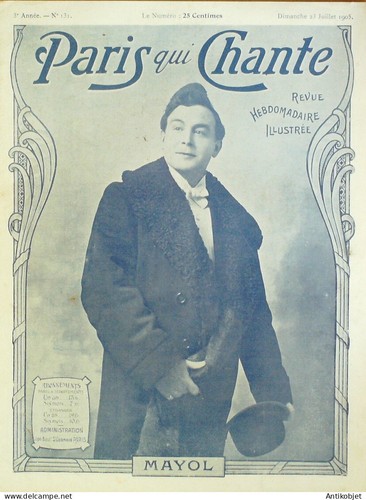 Paris qui chante - , 1905