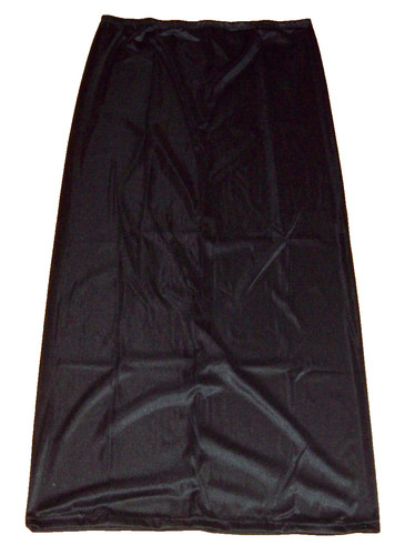 Black nylon tricot longer - nylon,