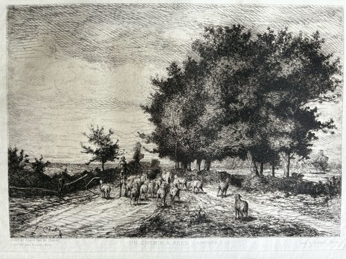 Chabry gravure eau forte