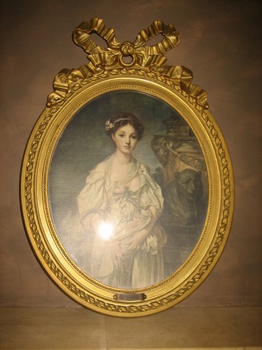 Grand cadre ancien bois - cadre, stuc