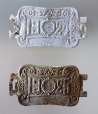 Plaque De Velo Ancienne Fiscal 1924 et 1925