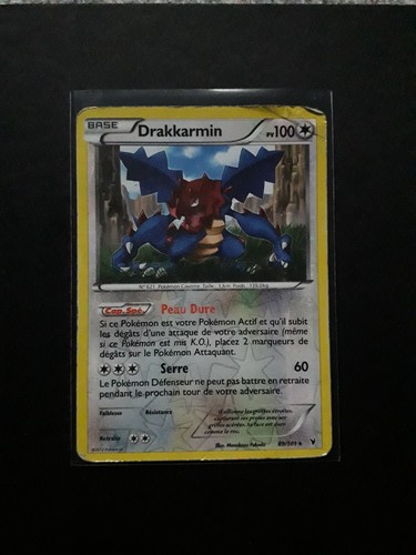 Carte pokémon drakkarmin - carte,