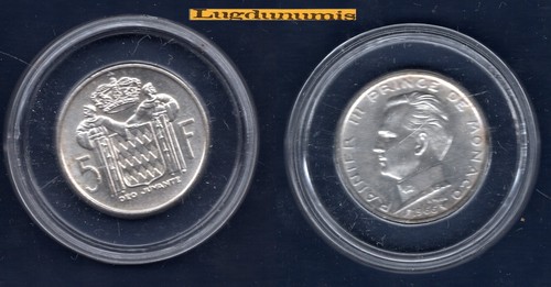 Monaco francs 1966 rainier - 1966,
