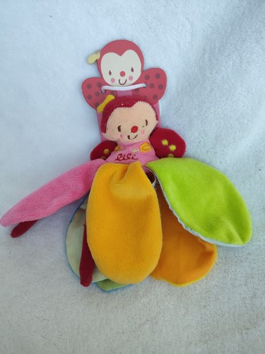 Doudou plat coccinelle lili