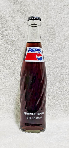 Pepsi cola 10oz full - pepsi, bottle