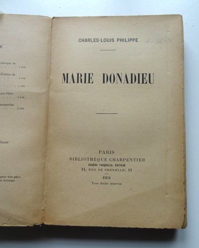 Marie donadieu - marie, de
