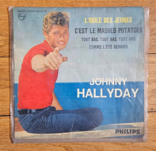 Johnny hallyday disque vinyl - johnny,