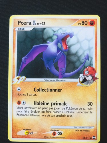 Carte pokémon ptera 111 - pokémon, 55/111