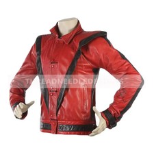 Veste De Motard En Cuir Réel
