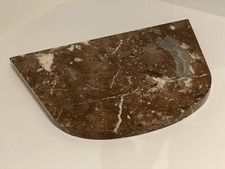 Plaque Marbre Rouge Marron Présentoir Dessus De Meuble Marbre Ancien Xixieme