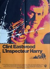 DIRTY HARRY - EASTWOOD / SIEGEL / GUN - ORIGINAL MEDIUM FRENCH MOVIE POSTER