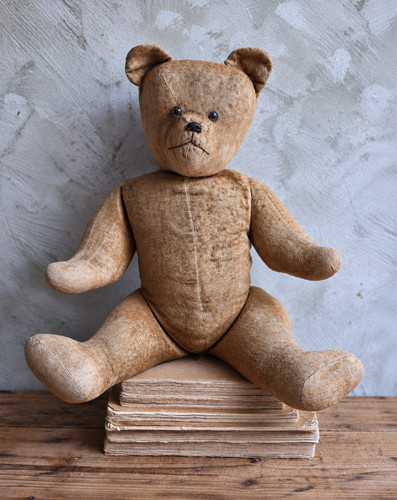 Large antique teddy bear old - teddy,